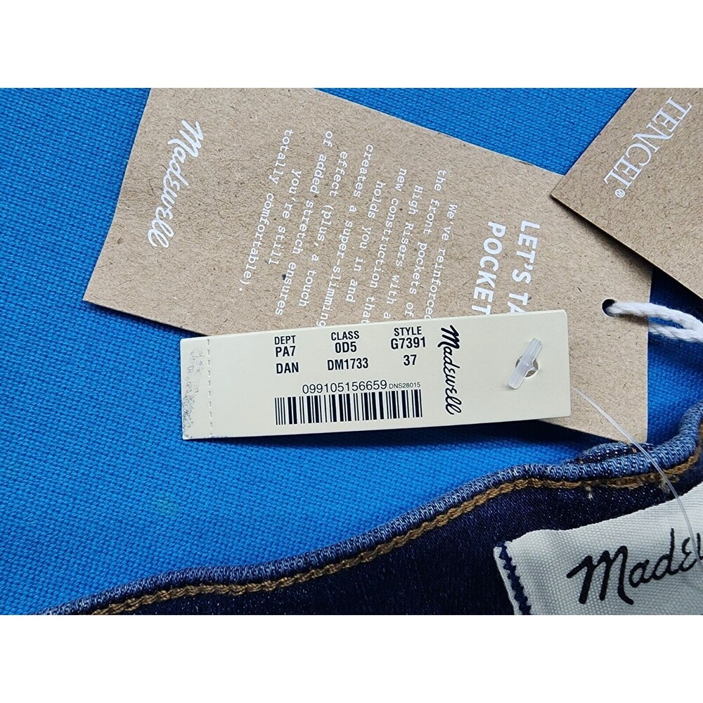 NWT Madewell Women's 10" High-Rise Skinny Jeans Size 37 - Picture 9 of 11